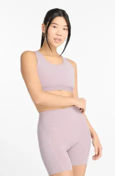 Женский сиреневый топ Sleek Support Pocket Сиреневый 44 New Balance WB41046ICW