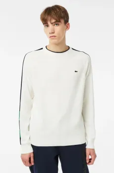 Мужской бежевый свитер Бежевый S Lacoste AH240808B