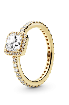 Каблучка "Блискучий квадрат"