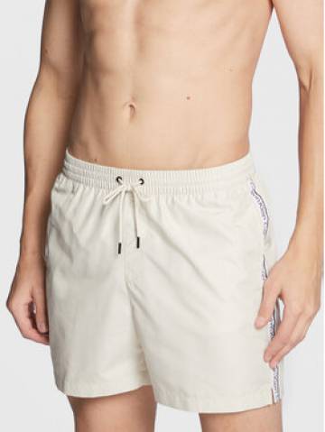 Calvin Klein Swimwear Шорти для плавання KM0KM00789 Écru Regular Fit Calvin Klein Swimwear Шорти для плавання KM0KM00789 Écru Regular Fit
