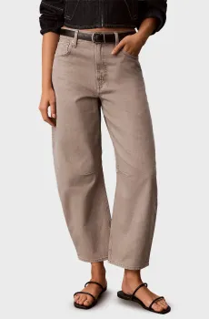 Женские серые джинсы BARREL Серый 26 Calvin Klein Jeans LV047G900G