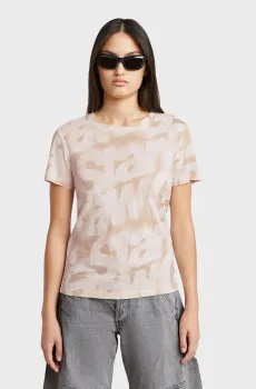 Женская футболка с узором Sprayed Разноцветный M G-Star RAW D26066,C565