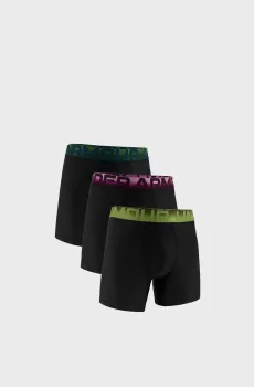Мужские черные боксеры (3 шт) UA PERFORMANCE TECH MESH - OMBRE WB 6 3pk Черный M Under Armour 6018838-001