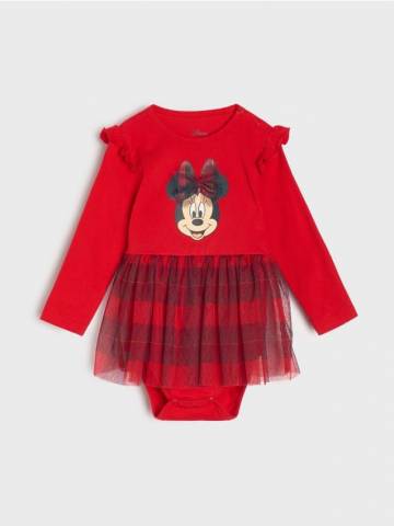 Комбінезон типу боді дівчачий Minnie Mouse - червоний Комбінезон типу боді дівчачий Minnie Mouse - червоний