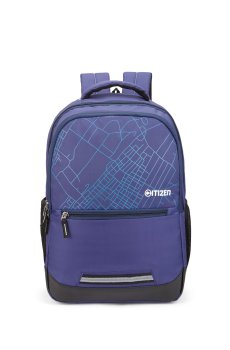 Citizen Unisex Brand Logo Contrast Detail Backpack with Reflective Strip