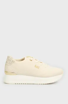 Женские белые кроссовки MONIQUE Белый 37 Michael Kors 43F2MQFSAD