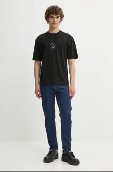 Хлопковая футболка Hugo Blue