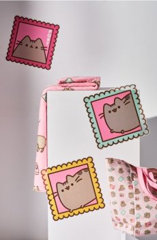 Наклейки на стіну Pusheen 3 pack - різнобарвний
