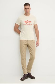 Хлопковая футболка Alpha Industries