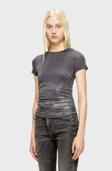 Женский серый топ T-REY Серый S Diesel A19392 0JLBU