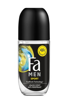 Шариковый антиперспирант Fa Men Sport Protection 48H с ароматом лимона, мужской, 50 мл