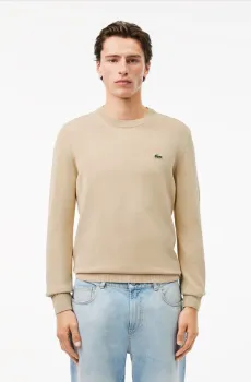 Мужской коричневый свитер Коричневый S Lacoste AH198502S