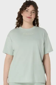 Женская мятная футболка Ментоловый S Asics 2032C843-300