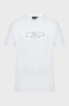 Мужская белая футболка Белый 56 CMP 32D8147P-05XL