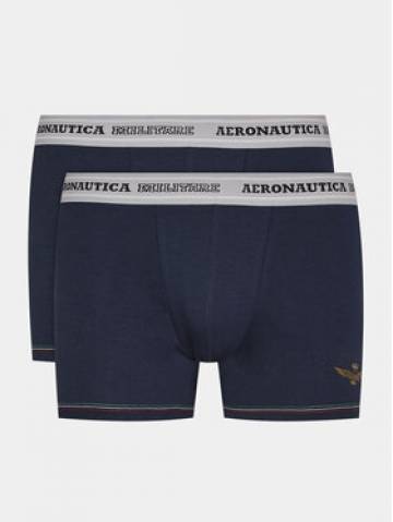 Aeronautica Militare Набір з 2 пар боксерів AM1UBX003 Cиній Aeronautica Militare Набір з 2 пар боксерів AM1UBX003 Cиній