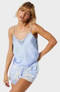 Женский голубой топ MAELISS Голубой L Etam 6547200