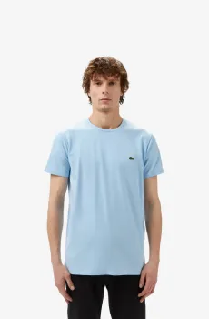 Мужская голубая футболка Голубой XS Lacoste TH0998HBP