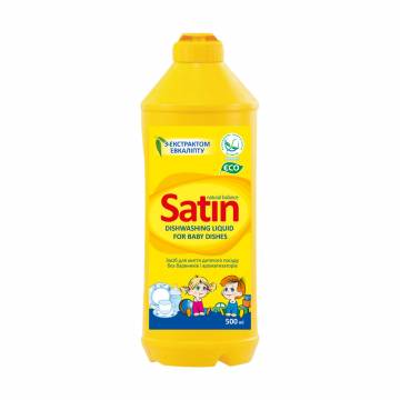 Средство для мытья детской посуды Satin Natural Balance Dishwashing Liquid For Baby Dishes, 500 мл Средство для мытья детской посуды Satin Natural Balance Dishwashing Liquid For Baby Dishes, 500 мл