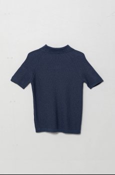 Детское поло с примесью льна United Colors of Benetton