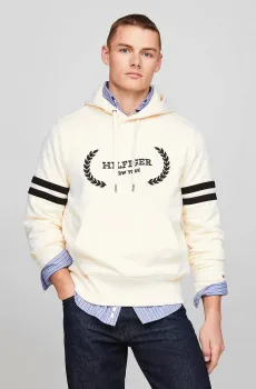 Мужское белое худи LAUREL MONOTYPE Белый XXL Tommy Hilfiger MW0MW33648