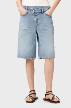 Женские голубые джинсовые шорты AKI Голубой 26 AllSaints W053EE
