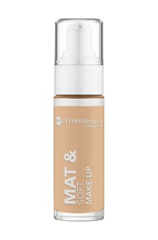 Тональный матирующий флюид для лица Bell HypoAllergenic Mat & Soft Make-Up, 02 Naturel, 30 г