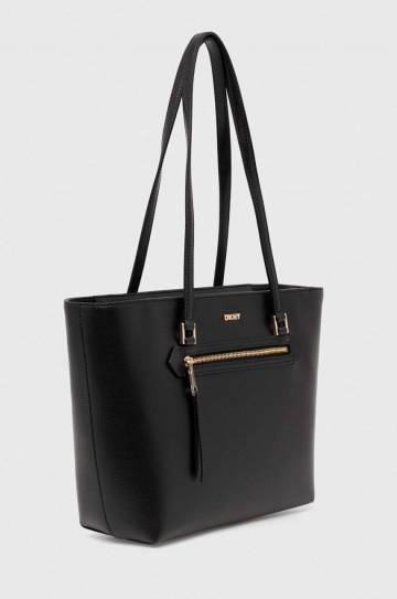 Кожаная сумочка Dkny цвет чёрный R42A3E20 Кожаная сумочка Dkny цвет чёрный R42A3E20