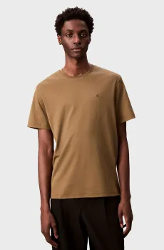 Мужская коричневая футболка SUPIMA CHEST Коричневый L Calvin Klein LV04LB275G