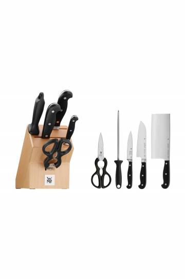 WMF Набор ножей с точилкой и ножницами Spitzenklasse Plus (6-pack) WMF Набор ножей с точилкой и ножницами Spitzenklasse Plus (6-pack)