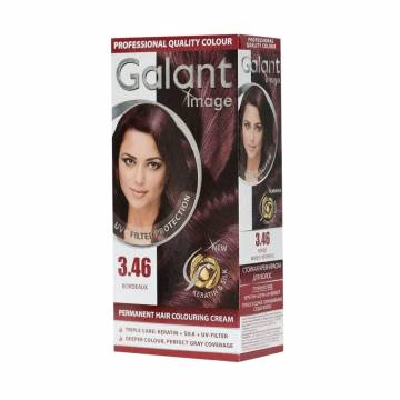 Крем-краска для волос Galant Image Permanent Hair Colouring Cream 3.46 Бордо, 115 мл Крем-краска для волос Galant Image Permanent Hair Colouring Cream 3.46 Бордо, 115 мл