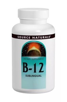 Витамин B12 Source Naturals Vitamin B12, 200 таблеток для рассасывания