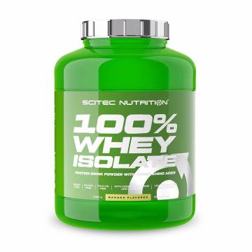 Протеин Scitec Nutrition 100% Whey Isolate Банан, в порошке, 2 кг Протеин Scitec Nutrition 100% Whey Isolate Банан, в порошке, 2 кг