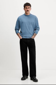 Хлопковый лонгслив HUGO Daposo