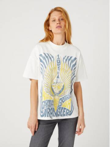 Wrangler Футболка Girlfriend W7R9EEW04 112334760 Білий Regular Fit Wrangler Футболка Girlfriend W7R9EEW04 112334760 Білий Regular Fit