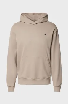 Мужское бежевое худи STAMP BACK GRAPHIC Бежевый S Calvin Klein Jeans J30J327318
