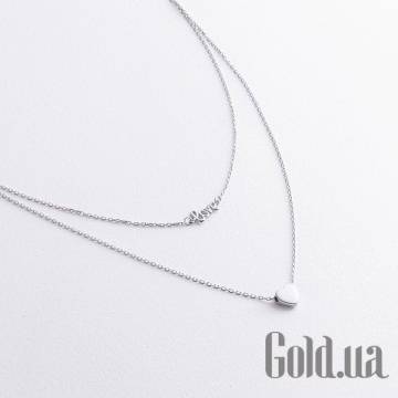 Колье с сердечком Украина