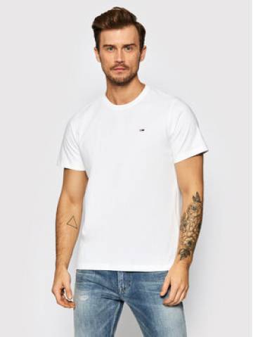 Tommy Jeans Футболка Classic DM0DM09598 Білий Regular Fit Tommy Jeans Футболка Classic DM0DM09598 Білий Regular Fit