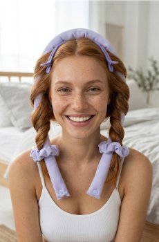 Набір для завивки волосся без використання тепла 5 pack - світло-ліловий