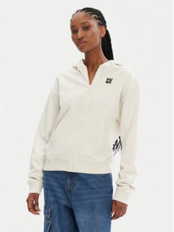 HUGO Світшот Dalfine 50535240 Écru Regular Fit HUGO Світшот Dalfine 50535240 Écru Regular Fit