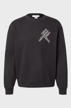 Мужской черный свитшот 350TERRY Черный L Calvin Klein Jeans LV04RC284G