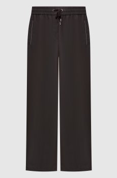 Коричневые брюки с шерстью