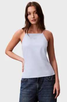 Женский голубой топ PONTE Голубой L Calvin Klein Jeans LV044F206G