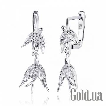 Серьги с подвесками Silvex925 Серьги с подвесками Silvex925