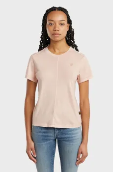 Женская пудровая футболка Overdyed Розовый XS G-Star RAW D24499,B059