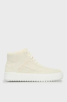 Женские белые замшевые хайтопы SUEDE VULC WINTER SNEAKER Белый 39 Tommy Hilfiger FW0FW08108
