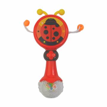 Музыкальная игрушка-погремушка Lindo красная, от 1 года, 15*7*4 см (HE0517) Музыкальная игрушка-погремушка Lindo красная, от 1 года, 15*7*4 см (HE0517)