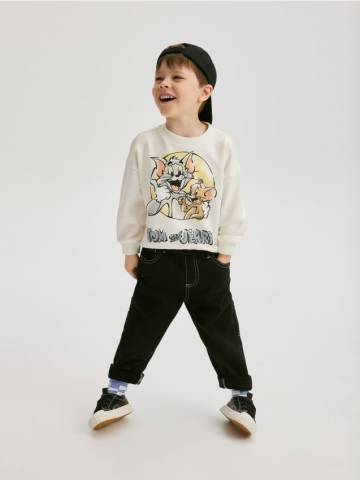 Reserved - BOYS` JOGGING TOP - кремовий - ZH828-01X Reserved - BOYS` JOGGING TOP - кремовий - ZH828-01X