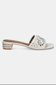 Замшевые шлепанцы Kurt Geiger London Flower Low Sandal