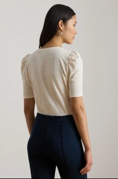 Хлопковая блузка Lauren Ralph Lauren