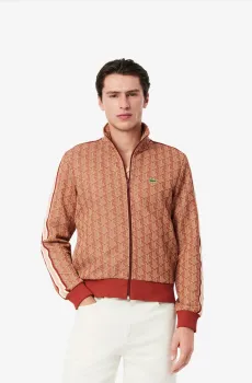 Мужская коричневая толстовка Коричневый S Lacoste SH1368GTI